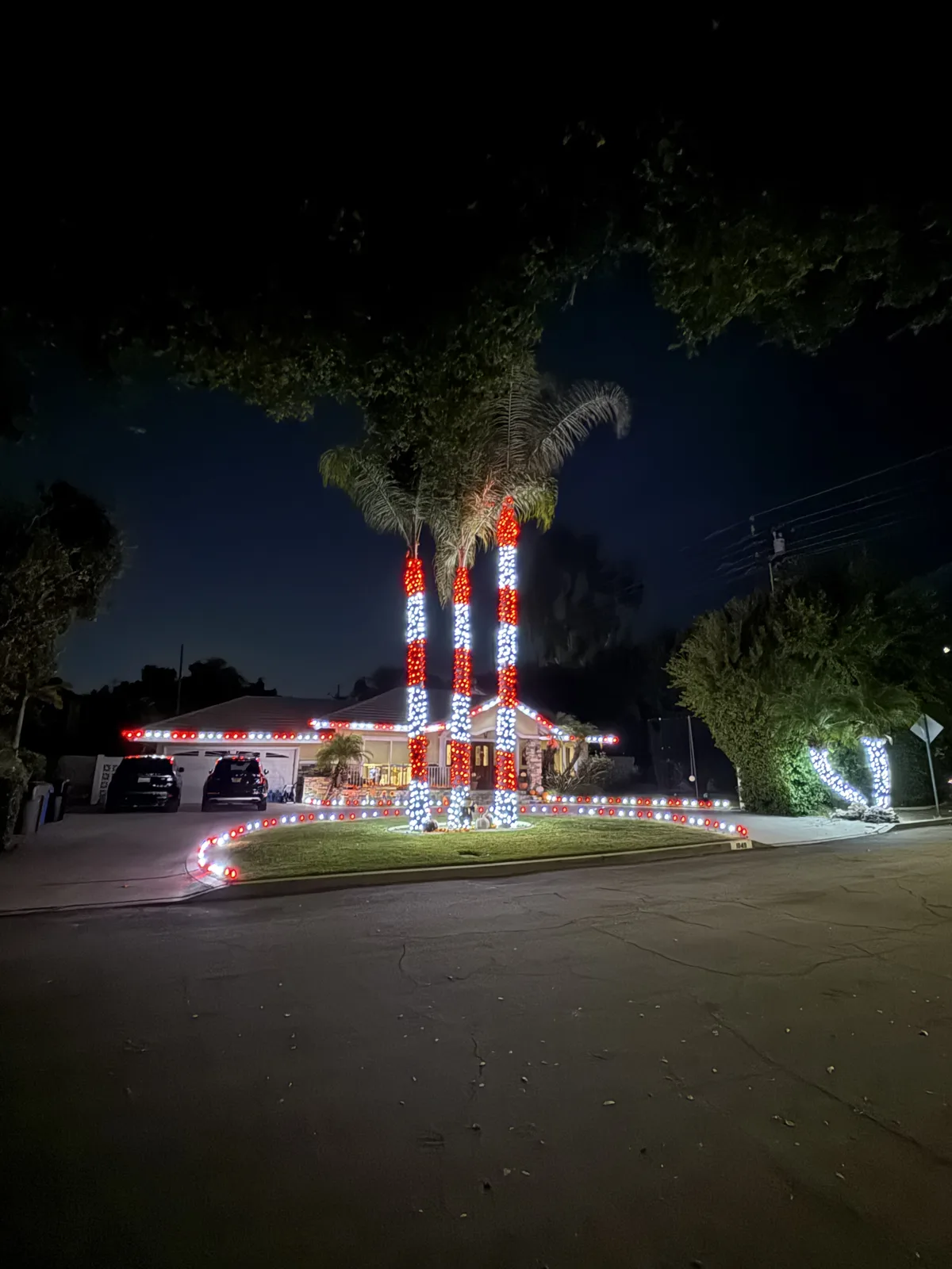Residential Christmas light installation in San Diego by Christmas Light Hanging